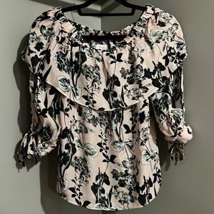 Beautiful floral silk shirt by Parker